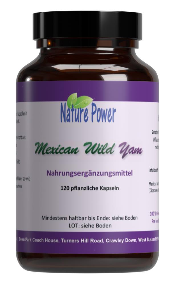 Mexican Wild Yam – DAS ORIGINAL 120 Kapseln
