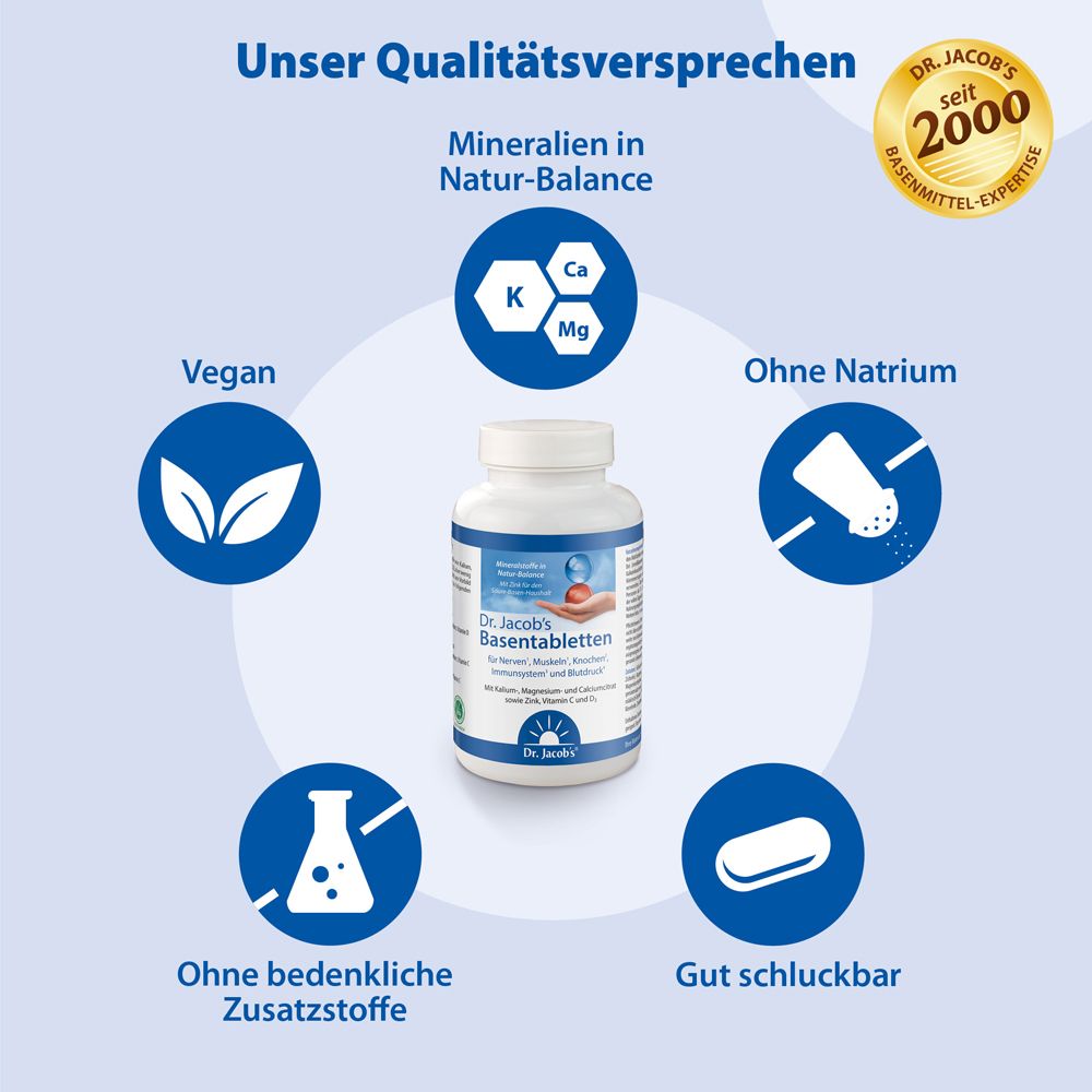 Dr. Jacob's Basentabletten 250 Tabl.