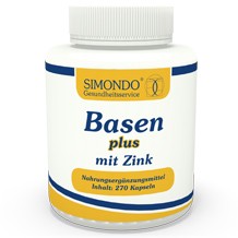 Basen plus mit Zink 270 Kapseln